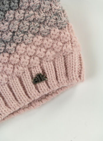 CAPPELLO PONPON, PINK/GREY, small