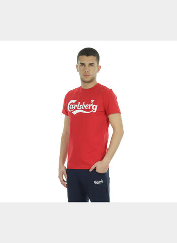 T-SHIRT BIG LOGO STRETCH , ROSSO, small