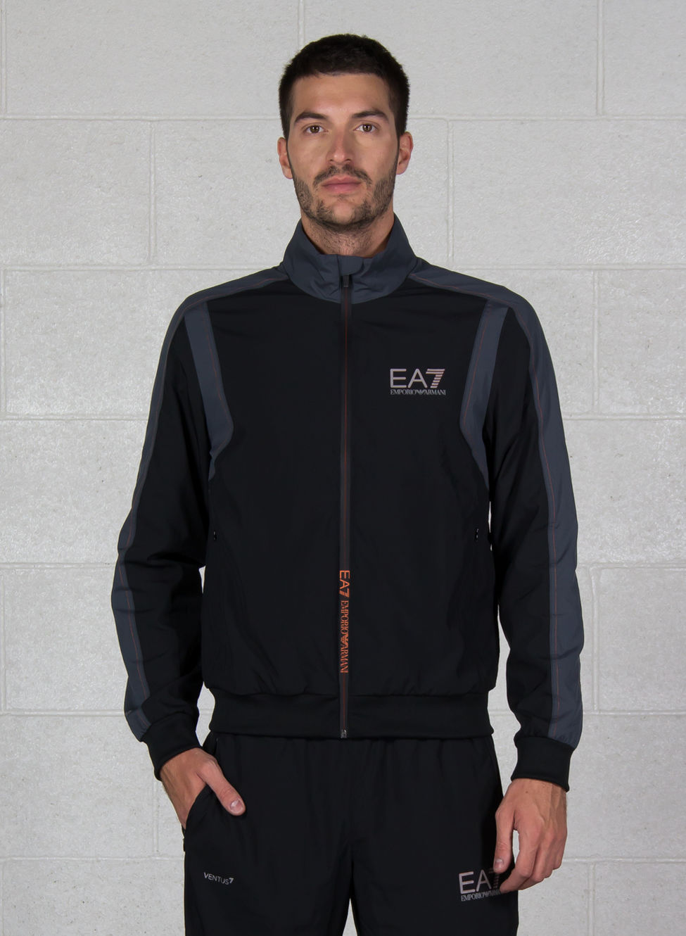 EA7 TUTA MICROFIBRA Grigio, Nero | Sport85