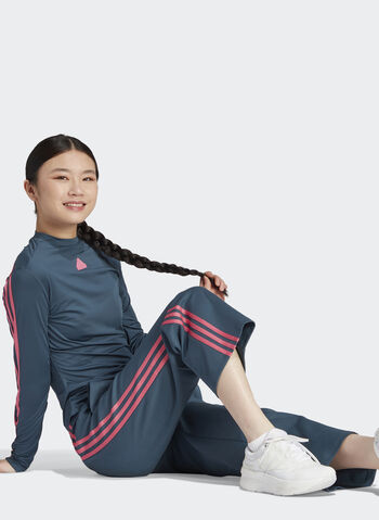 PANTALONE PALAZZO 3 STRIPES FD, ARCTIC NIGHT, small