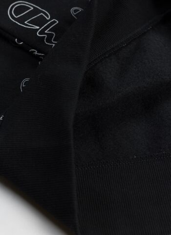 TUTA GIROCOLLO ALL OVER RAGAZZA, KL001BLK, small