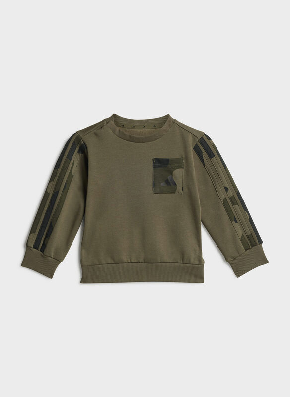 TUTA CAMOUFLAGE BIMBO, OLIVE, medium