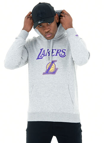 FELPA HOODIE LOS ANGELES LAKERS, GREY, small
