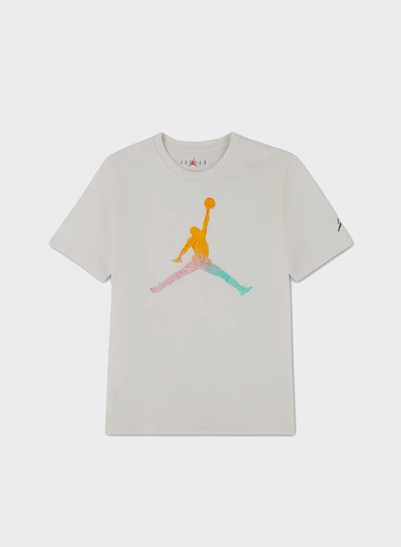 T-SHIRT JORDAN TIE DYE RAGAZZO, W5T PANNA, medium