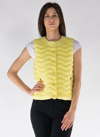 GILET SAGITTA COLLO CHANEL, 683XXX YELLOW, small