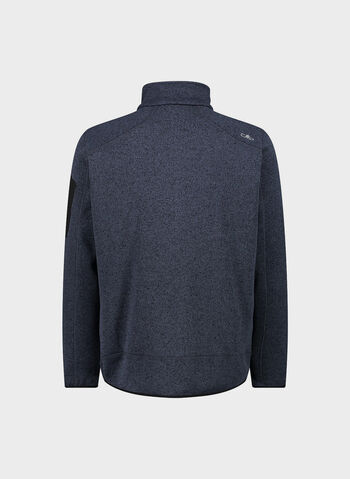 FELPA IN PILE IN KNIT-TECH M&Eacute;LANGE, ANTRACITE, small