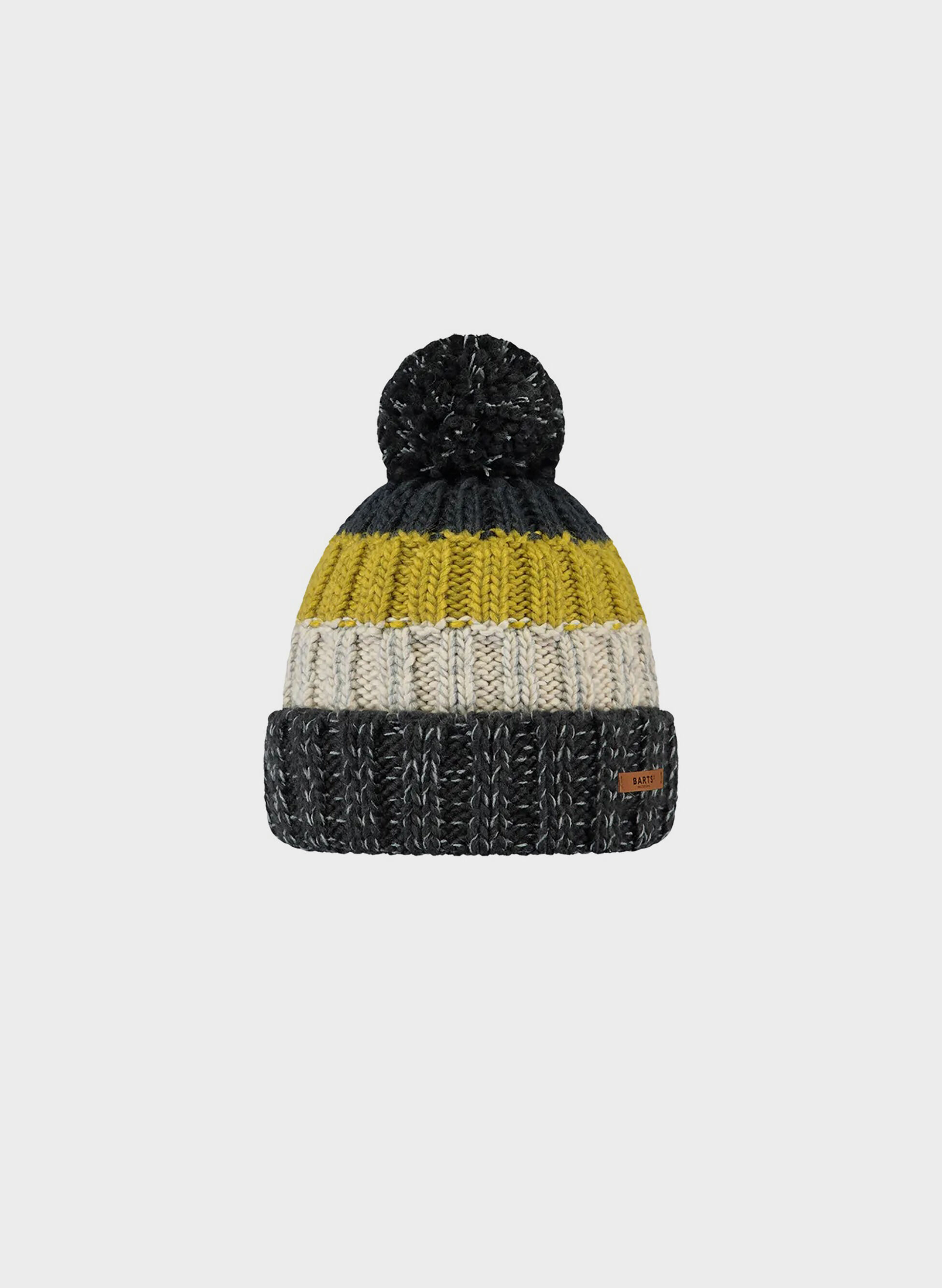 CAPPELLO IN MAGLIA WILHELM PON PON CON RISVOLTO UNI