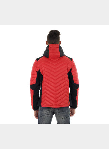 GIACCA A VENTO  IN OVATTA PACKABLE UOMO, 42RED, small
