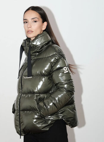 GIUBBOTTO LATINA BRIGHT LUCIDO, OLIVE, small