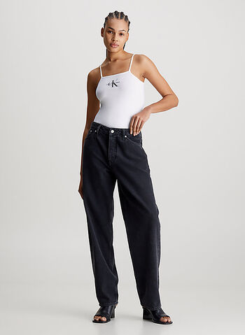 BODY CON MONOGRAMMA, YAF WHT, small