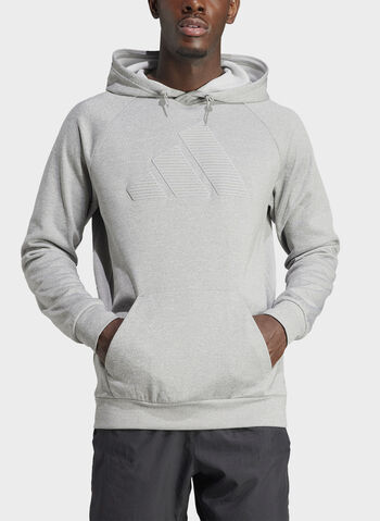 FELPA CON LOGO, GREY, small
