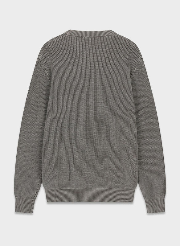 MAGLIONE GIRO COSTA INGLESE, A90X GRIGIO, medium