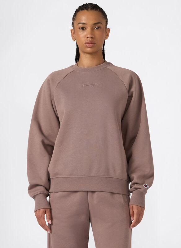 FELPA HERITAGE GIROCOLLO, MS513 CIOCCOLATO, medium
