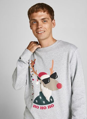 FELPA STAMPA CHRISTMAS, LIGHT GREY, small