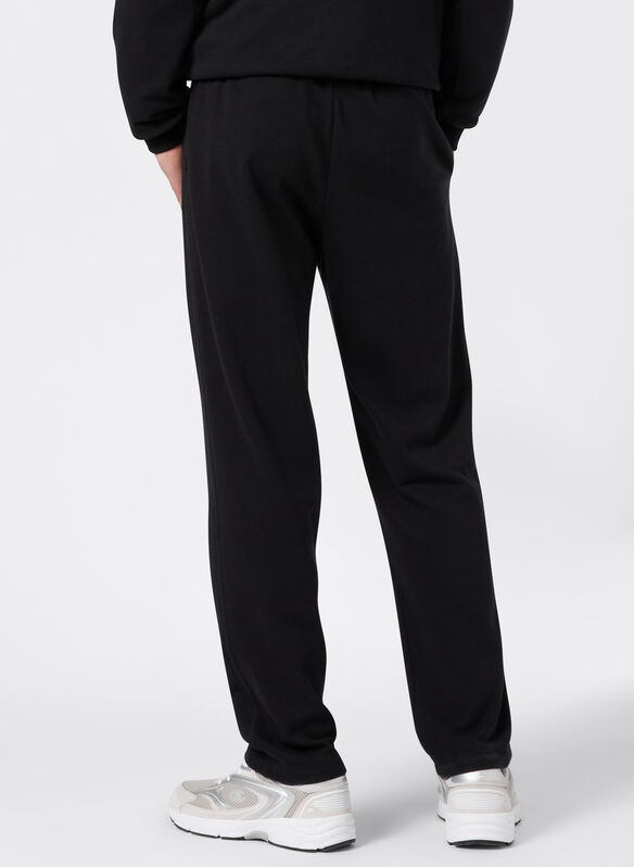 PANTALONE TERRY DRITTO, KK001 BLK, medium
