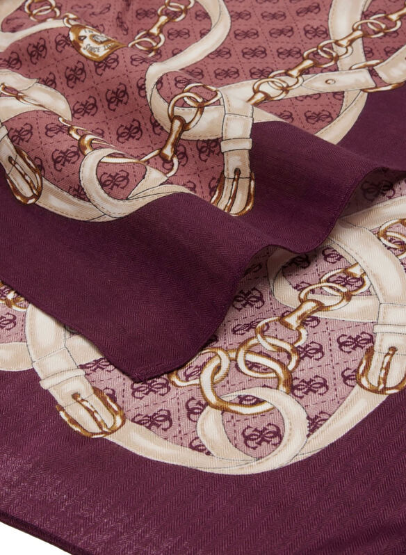 STOLA KEFIAH NOELLE, WIN BORDO, medium