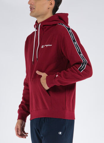 FELPA CON CAPPUCCIO, RS506 BORDEAUX, small