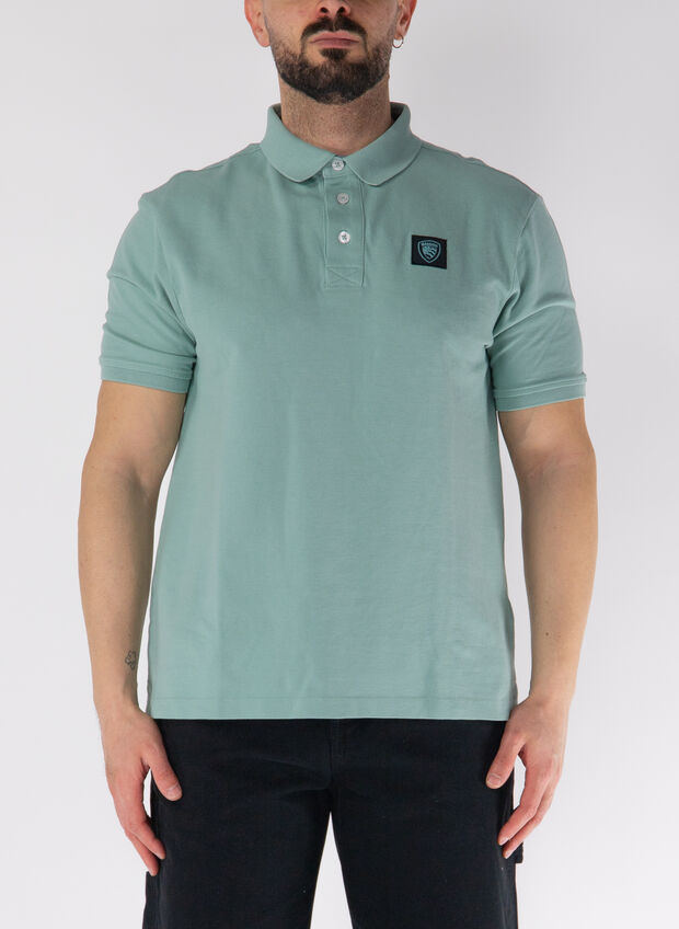 POLO PIQUET ALBAN, 736 MENTA, large