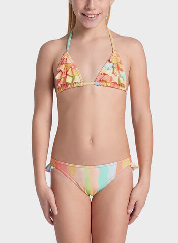 COSTUME BIKINI WATER RAGAZZA, 301 MULTI STRIPES, small