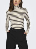 PULLOVER ONLKAROL, BLACK STRIPES, thumb