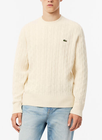 MAGLIONE CON TRECCE, XFJ PANNA, small