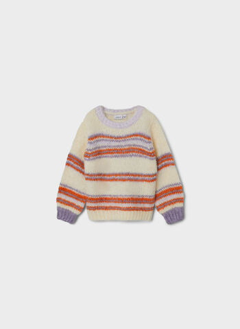 MAGLIONE LAHELLE BAMBINA, BUTTERCREAM PANNA, small