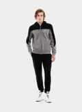 TUTA ATHLETIC FULL ZIP, M8014 GREYBLK, thumb