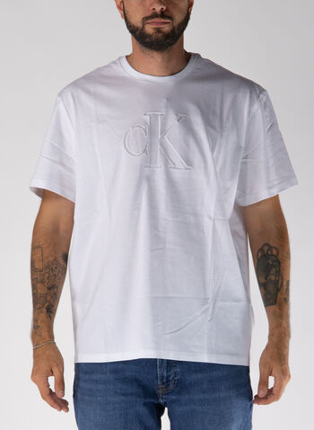 T-SHIRT GIROCOLLO, YAA WHT, small