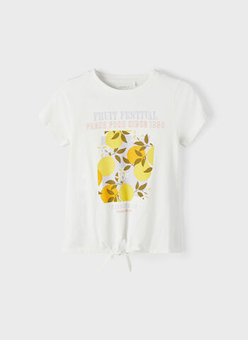 T-SHIRT FIAJA RAGAZZA, WHT, small