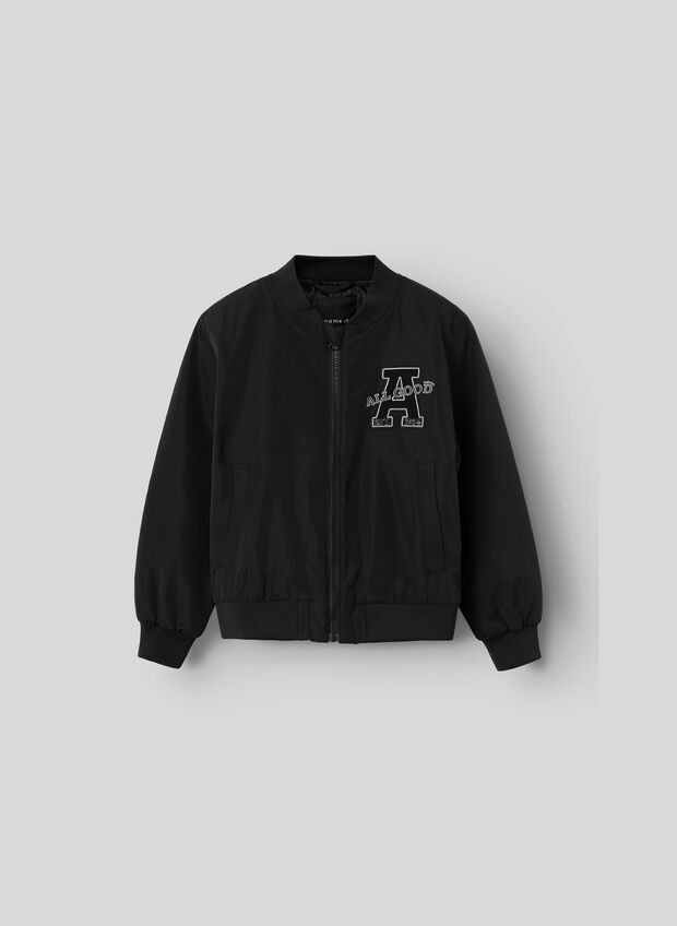GIACCA BOMBER ALL GOOD JUNIOR, BLACK, large
