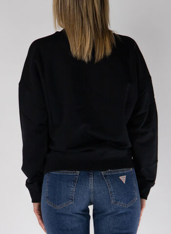 FELPA GIROCOLLO ACTIVE LOGO STRASS, , small