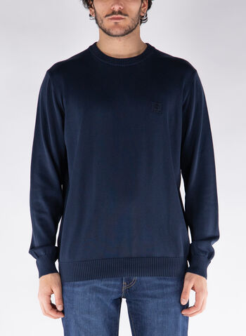 MAGLIONE GIROCOLLO COTONE, , small