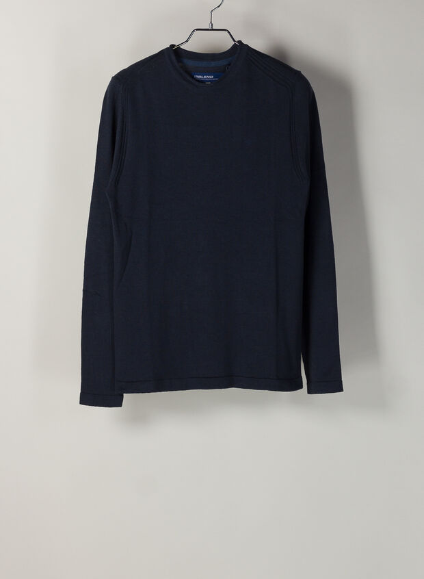 MAGLIONE GIROCOLLO, 1940131NVY, large
