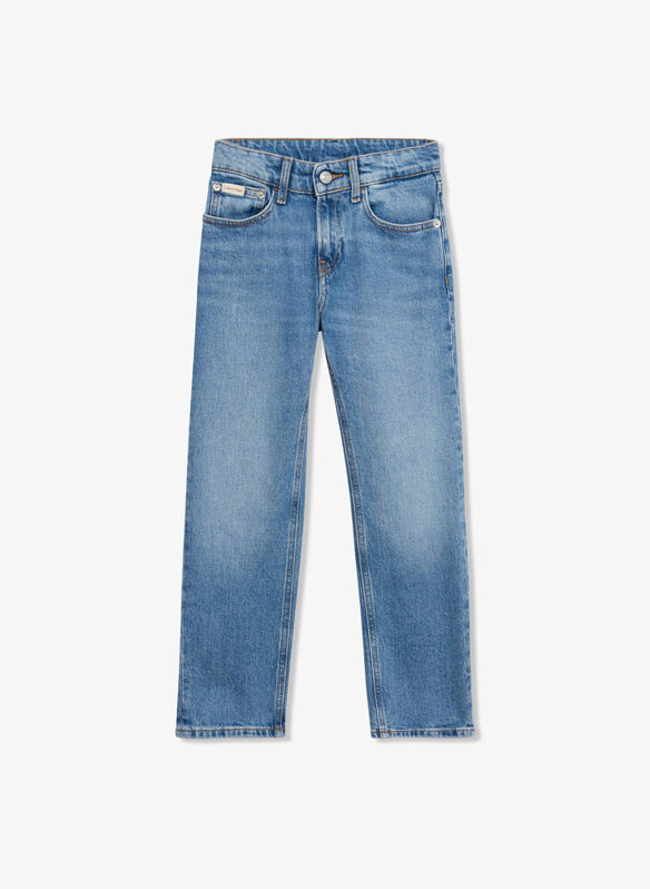 JEANS STRAIGHT RAGAZZO, 1AA DEMIM, medium
