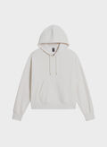 FELPA ESS MICRO LOGO HOODIE, - WHT DUNE, thumb