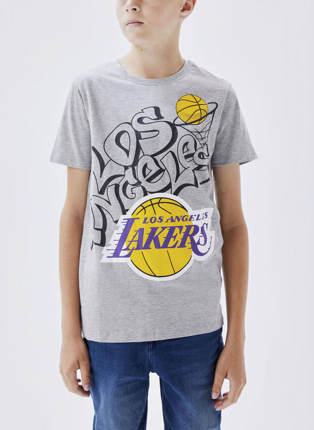 T-SHIRT JAC LAKERS, GREY MELANGE, large