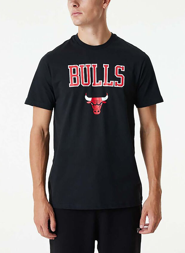 T-SHIRT CHICAGO BULLS, BLK, large