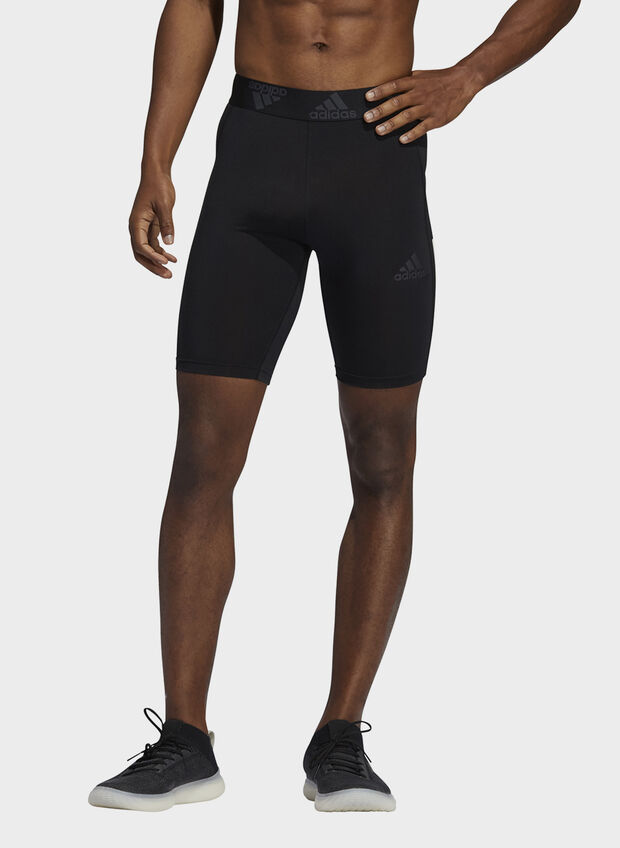 CICLISTA CORTI TECHFIT 3-STRIPES, BLK, large