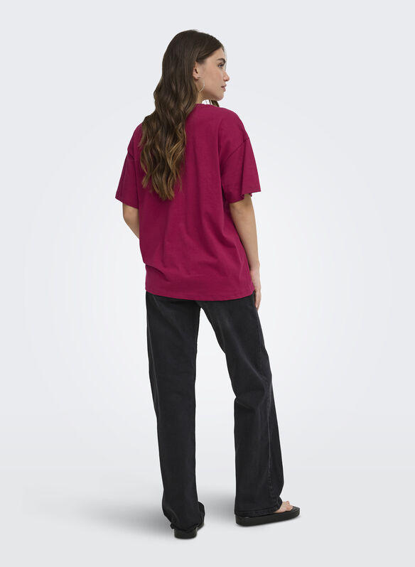 T-SHIRT VIVVI GRAPHIC, RUMBA RED, medium