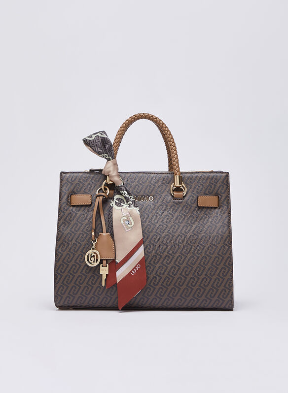 BORSA MANH M SATCHEL LOGATA, 81140 MORO, medium