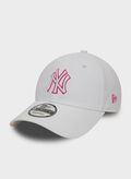 CAPPELLO 9FORTY NEW YORK YANKEES, WHTPINK, thumb