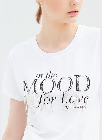 T-SHIRT REGULAR IN JERSEY CON STAMPA LETTERING, , small