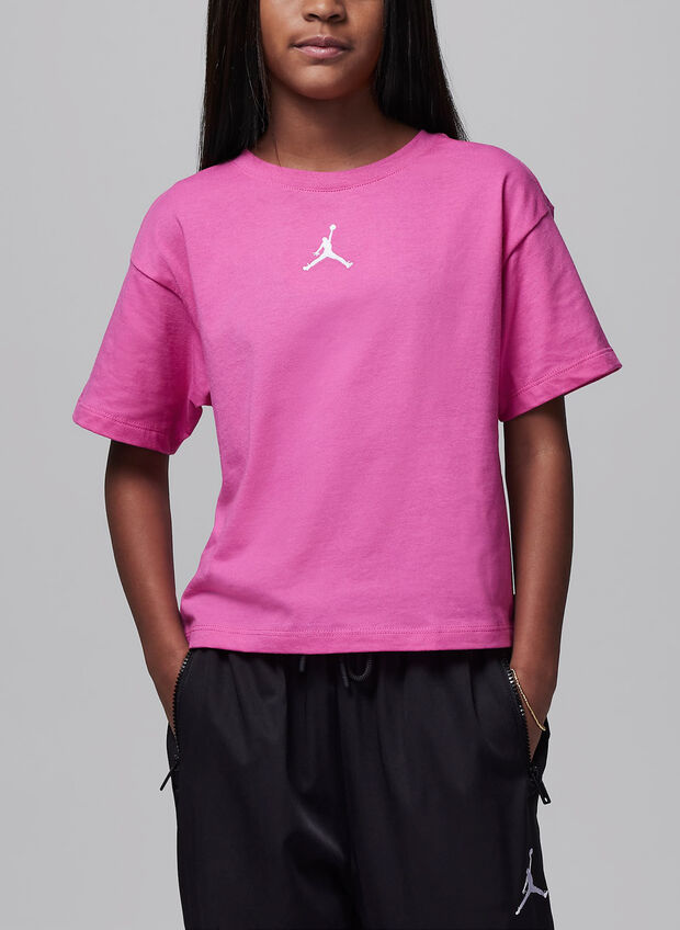 T-SHIRT JORDAN RAGAZZA, P5D FUXIA, large