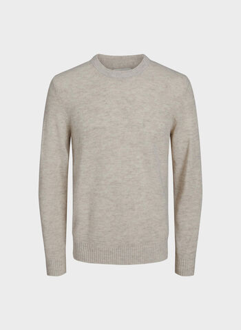 MAGLIONE GIRO, SAND PANNA, small