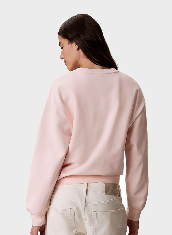 FELPA MONOLOGO RICAMO, VG3 PINK, medium