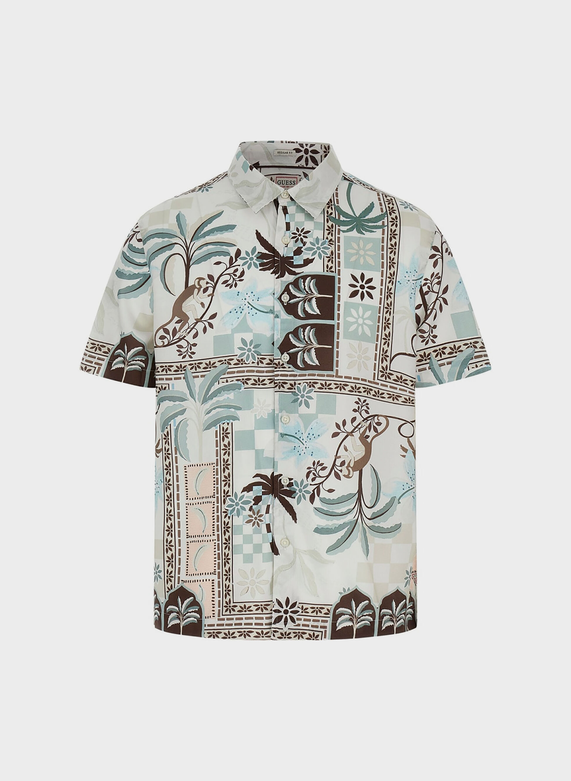 Camicia Tropical Print