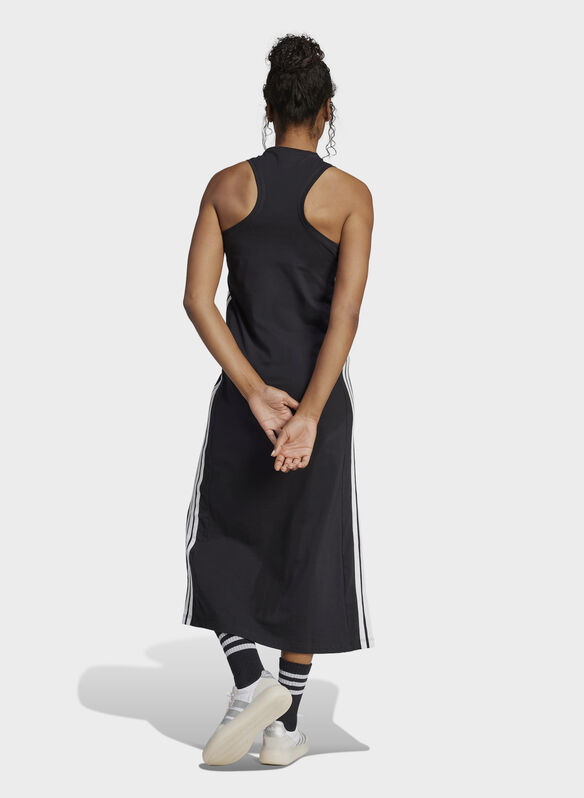 ABITO ESSENTIALS 3-STRIPES LONG RACERBACK, - BLK, medium