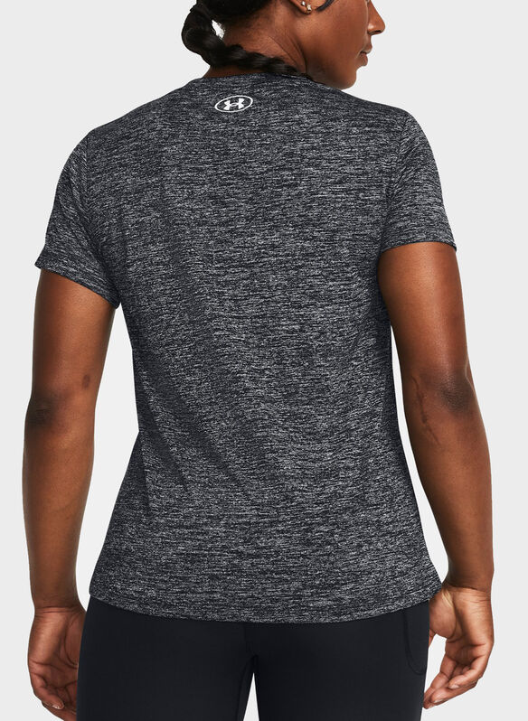 MAGLIA A MANICHE CORTE TECH TWIST, 0001 BLK, medium