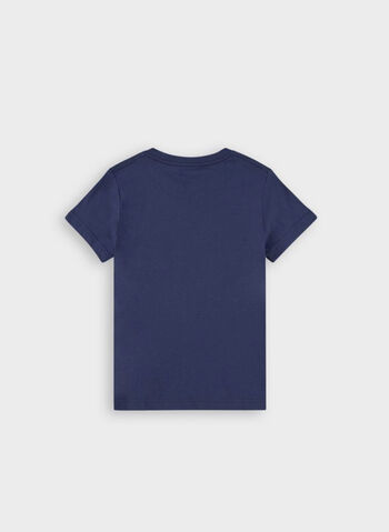 T-SHIRT CON STAMPA BAMBINO, BCF NVY, small