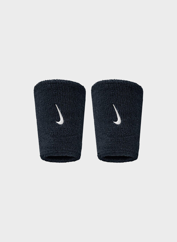 COPPIA POLSINO LUNGO SWOOSH, 010 BLK, large